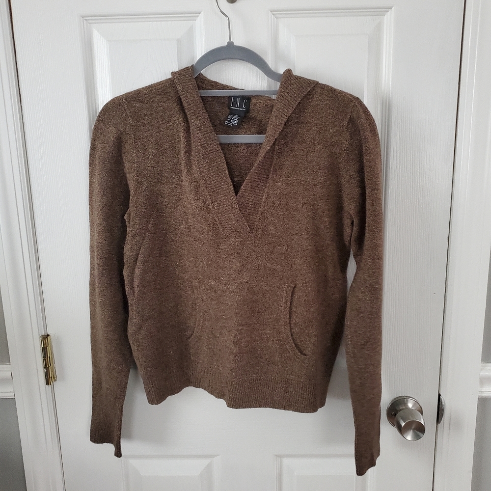 INK womens brown Hoodie shirt
